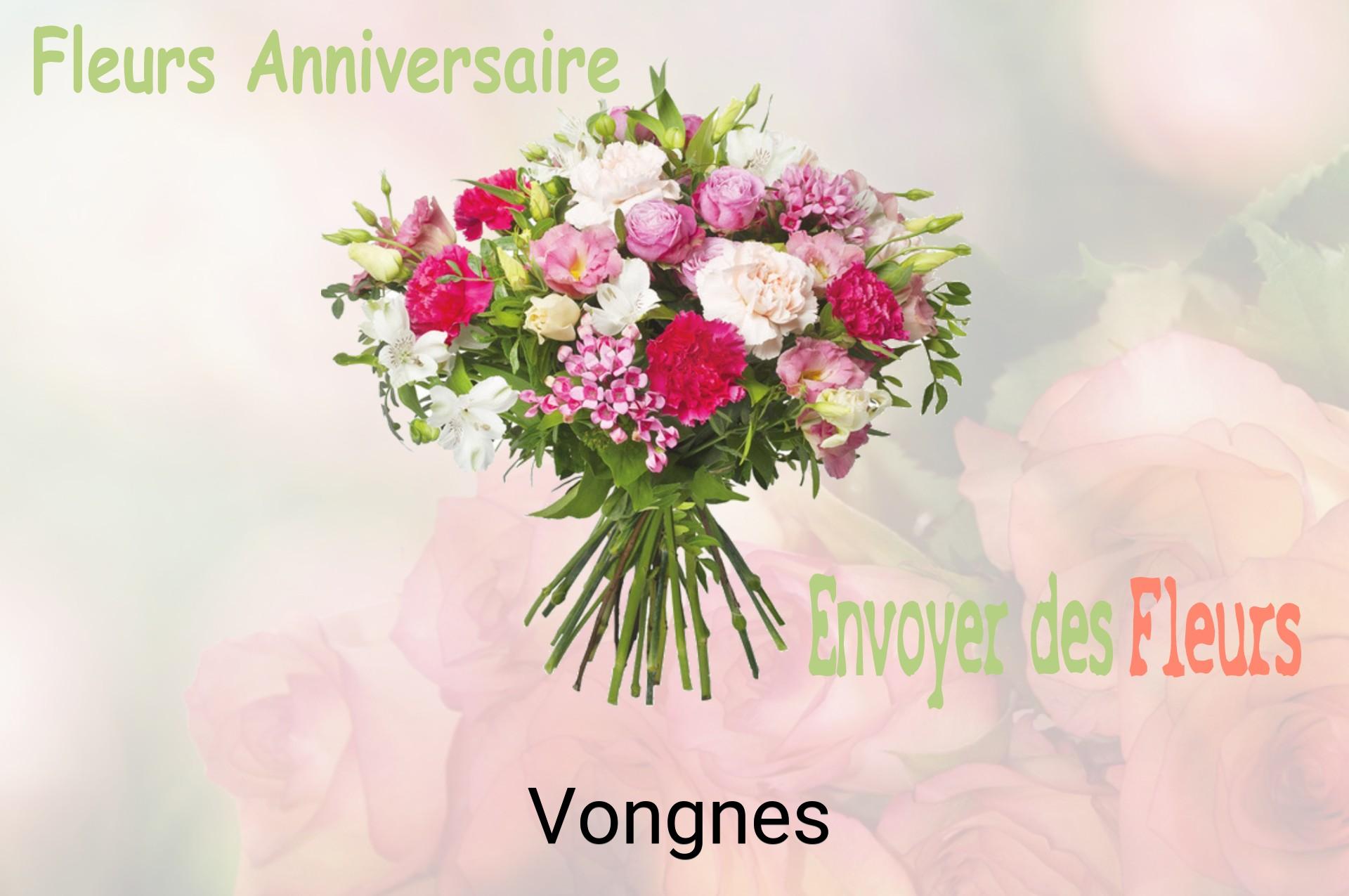 Bouquet de fleurs d’anniversaire livré à Vongnes